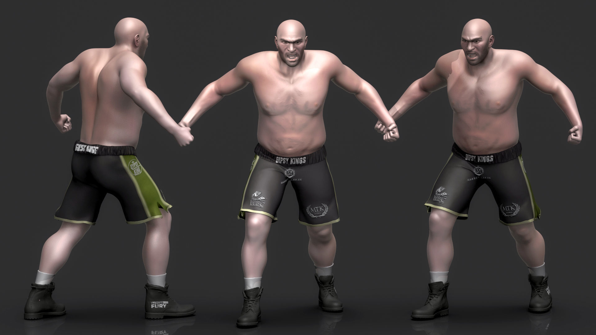 Tyson Fury 3D Printable 1 3D print model_1