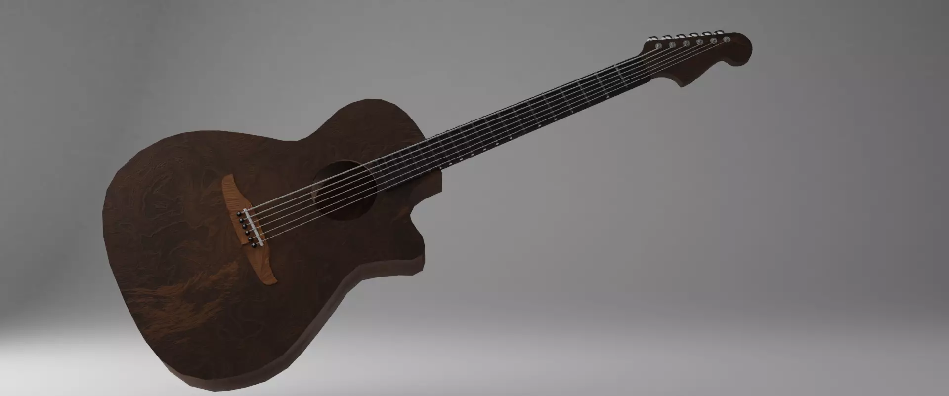 Acoustic Guitar  3D model_0