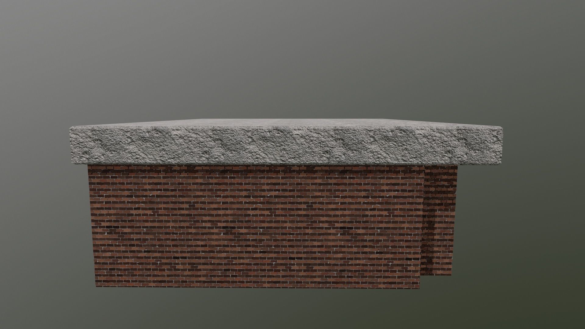 Small Structure Low-poly 3D model_5