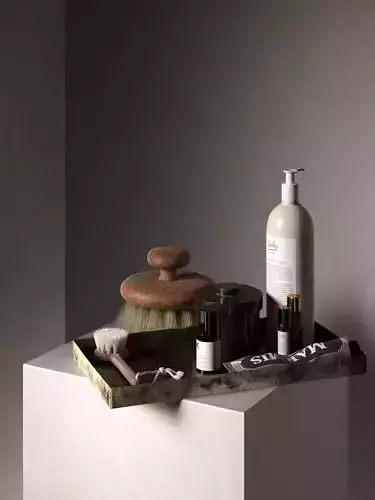 Tray with Body Care Products 2