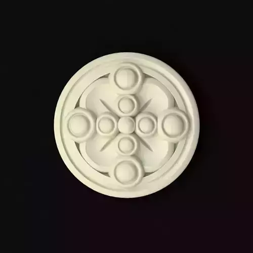 rosette circular medallion