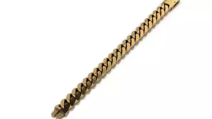 One piece fusion chain is cast directly 3D print model