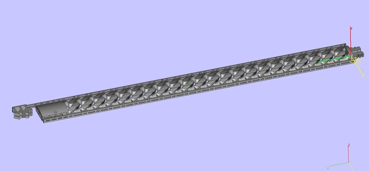 One piece fusion chain is cast directly 3D print model_6