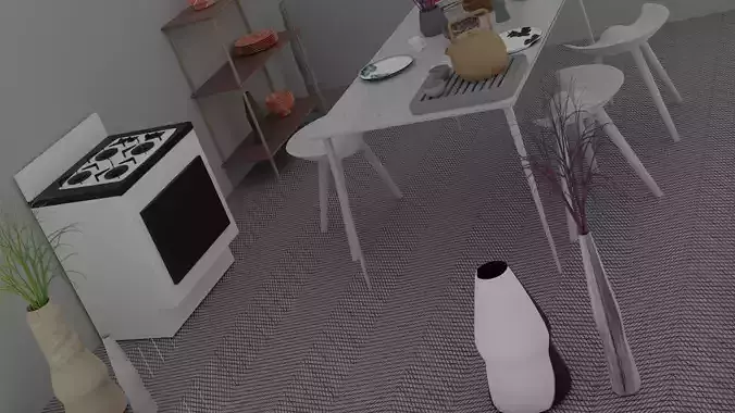 Kitchen and dining room