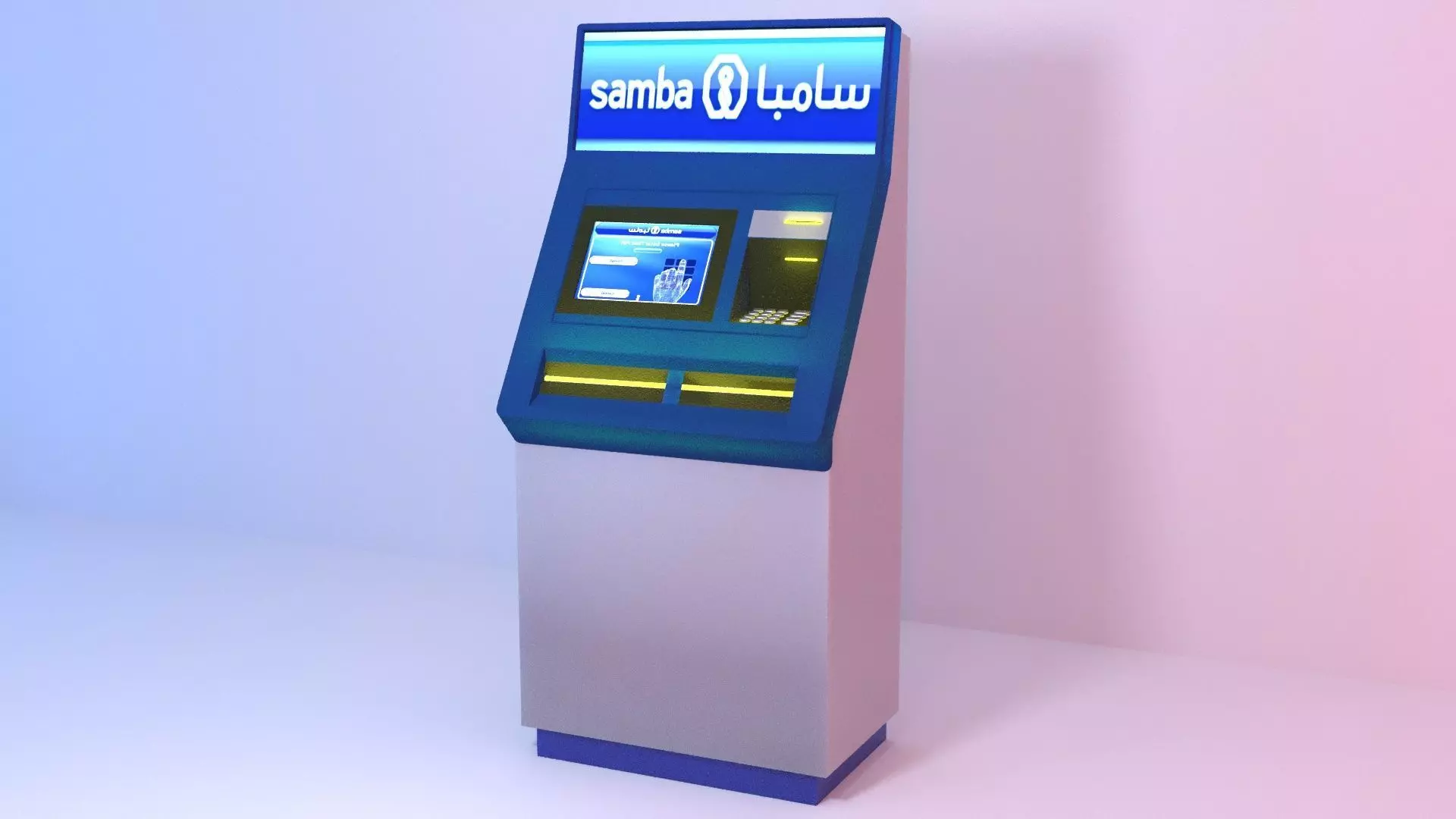 ATM Machine Free 3D model_0