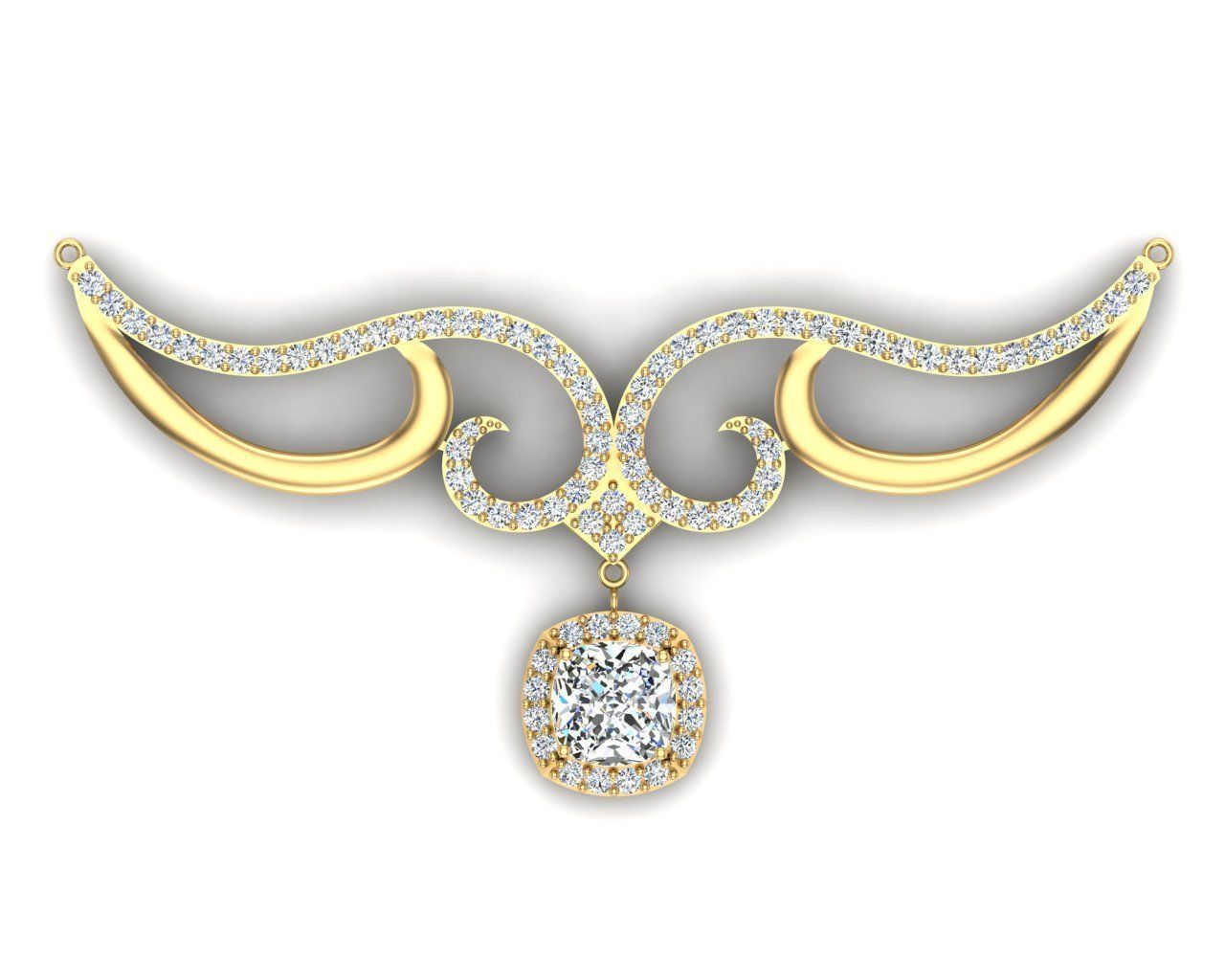 Pendant 0037 3D print model_2