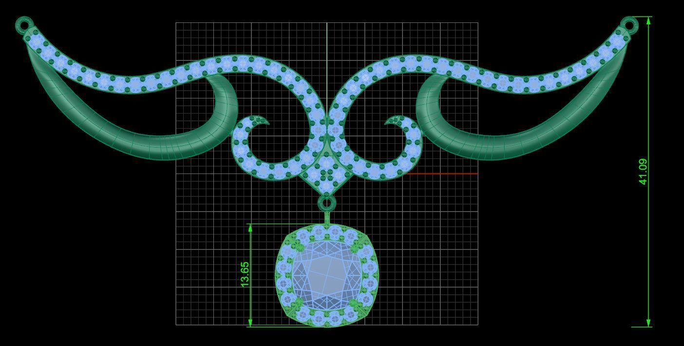 Pendant 0037 3D print model_9