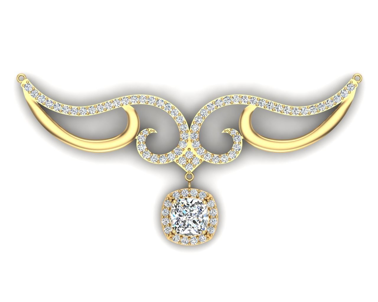 Pendant 0037 3D print model_11