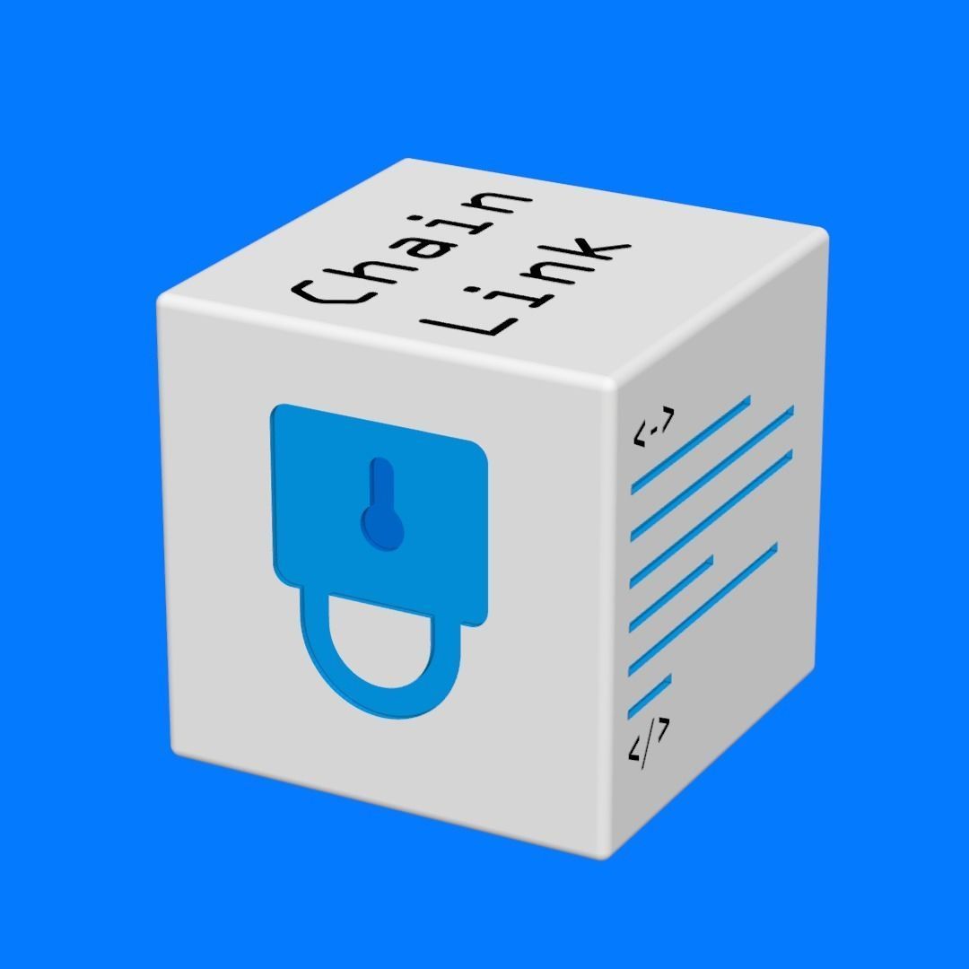 Chainlink cube 3D print model_9