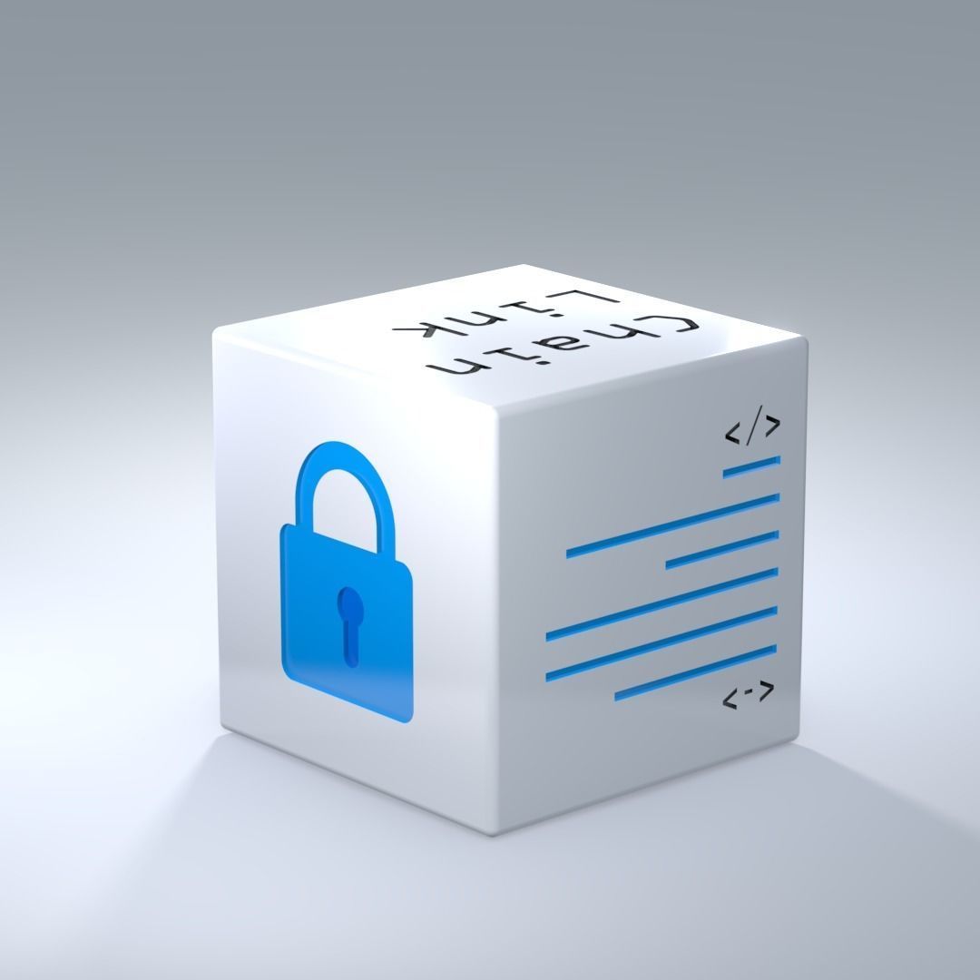 Chainlink cube 3D print model_1