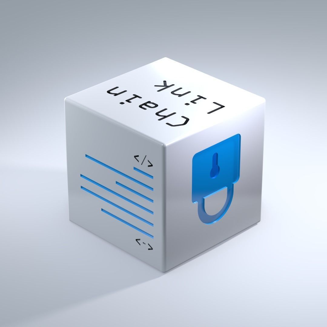 Chainlink cube 3D print model_2