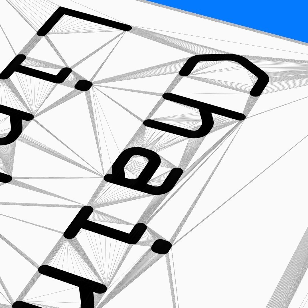 Chainlink cube 3D print model_14