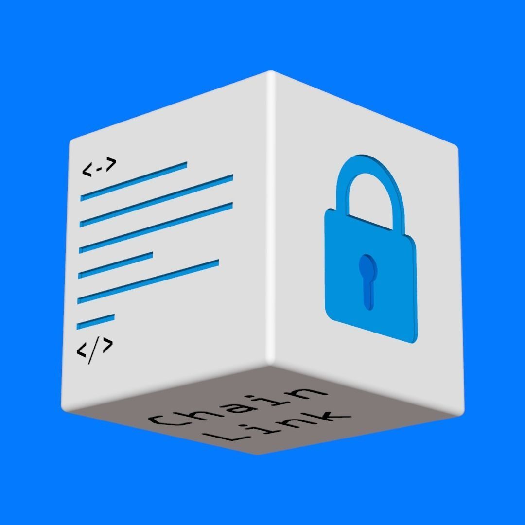 Chainlink cube 3D print model_7