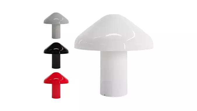 Pao Portable Table Lamp by HAY