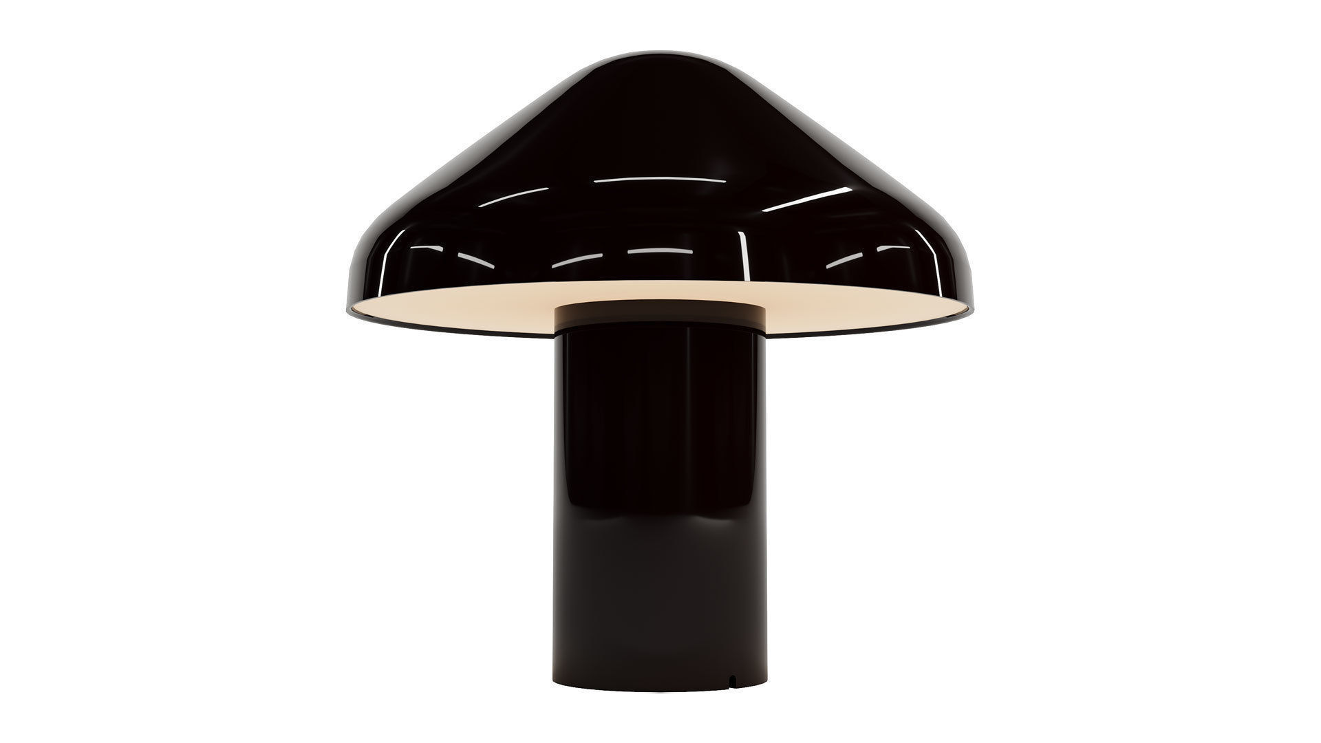 Pao Portable Table Lamp by HAY 3D model_5