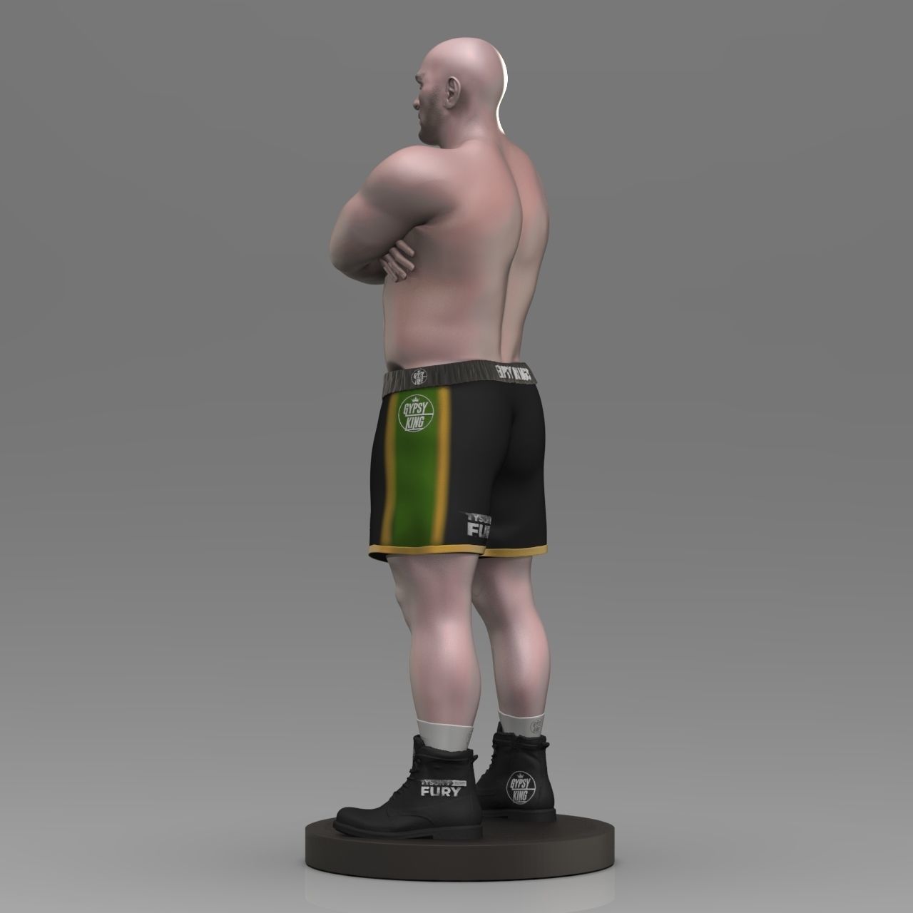 Tyson Fury 3D Printable 2 3D print model_9