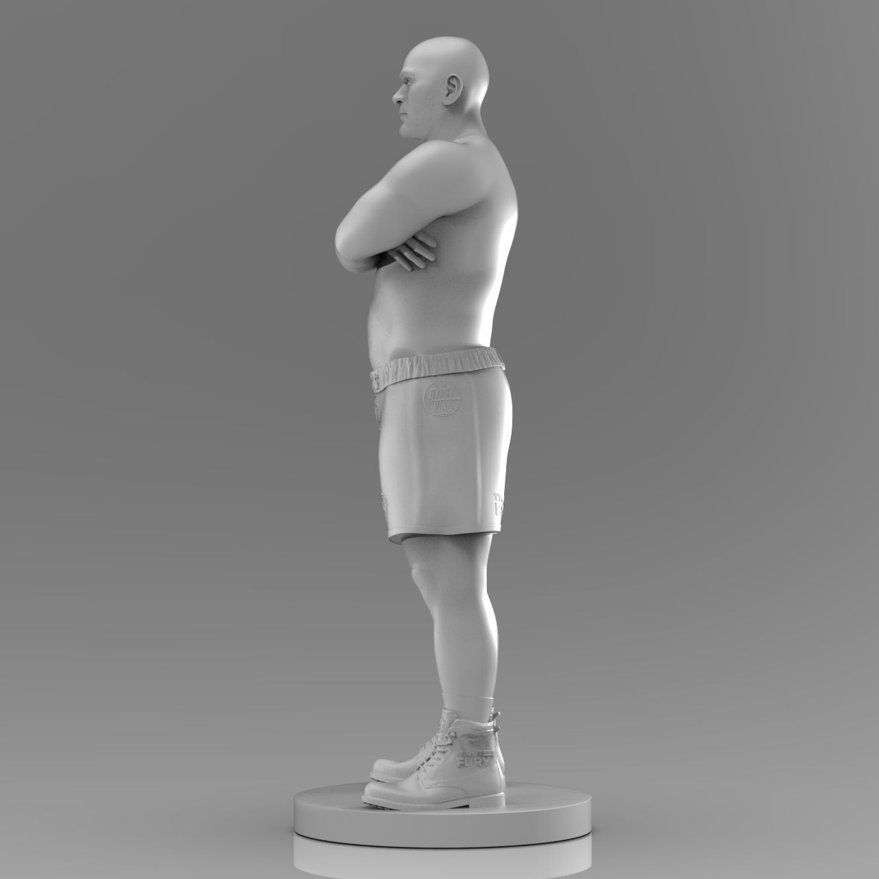 Tyson Fury 3D Printable 2 3D print model_23