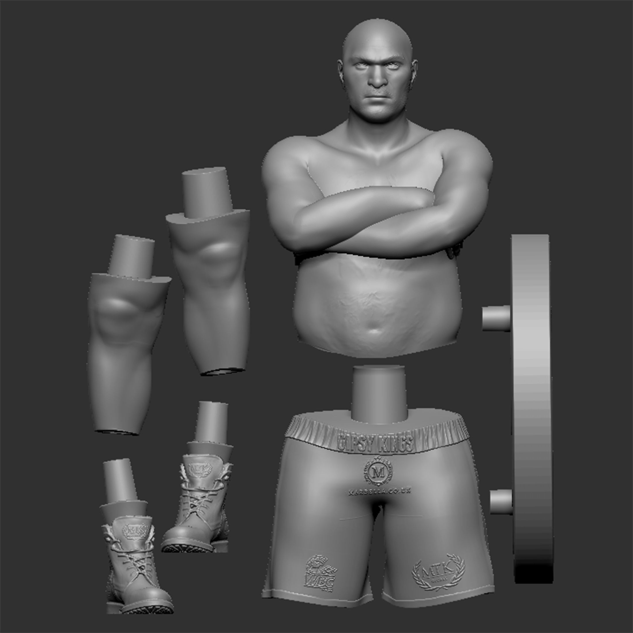 Tyson Fury 3D Printable 2 3D print model_2
