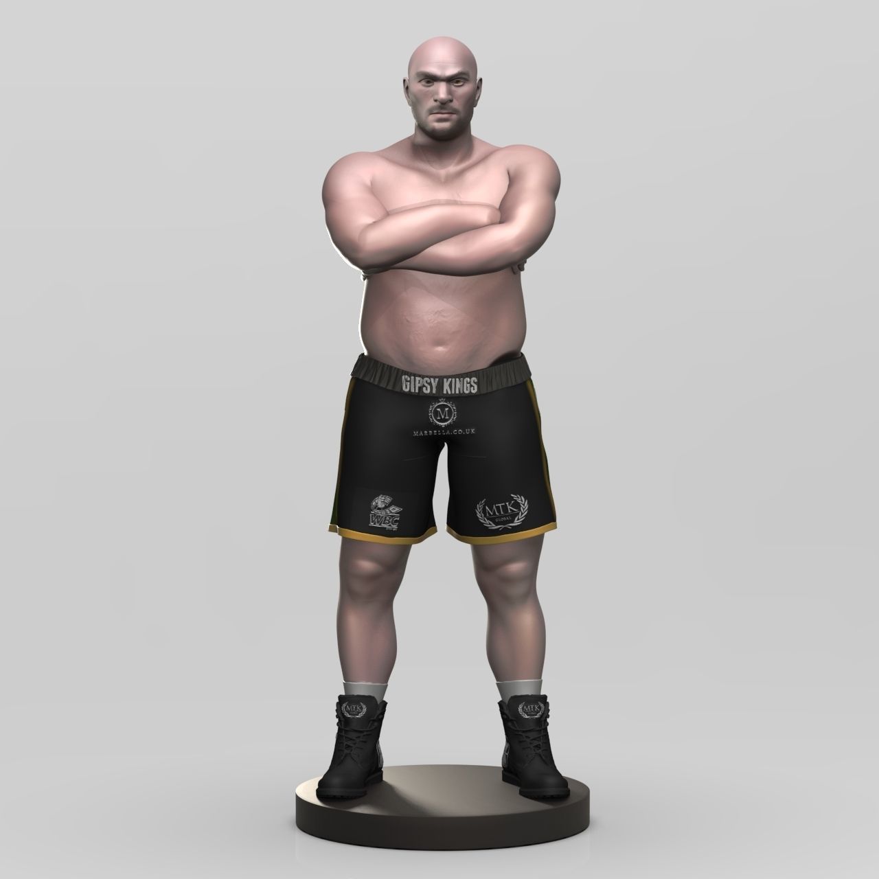 Tyson Fury 3D Printable 2 3D print model_4