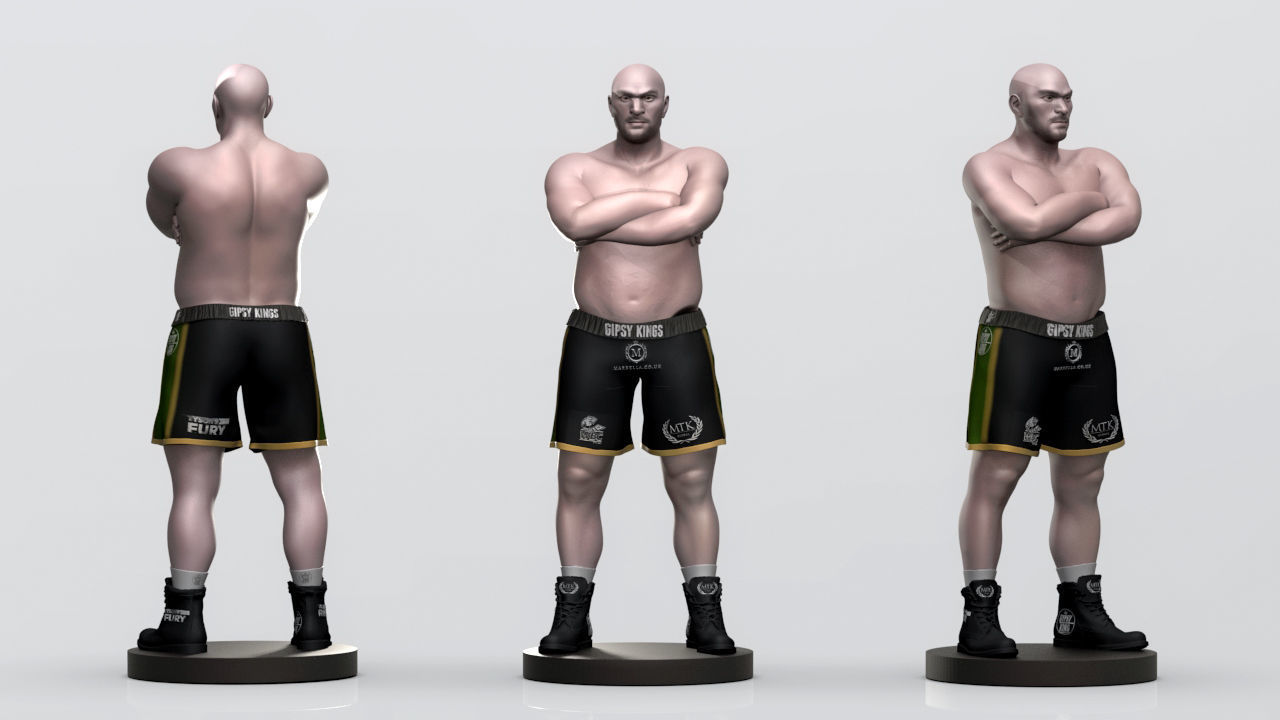 Tyson Fury 3D Printable 2 3D print model_1