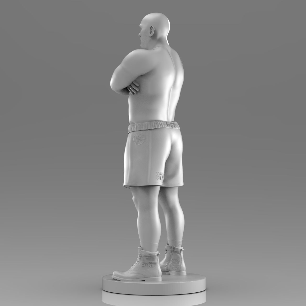 Tyson Fury 3D Printable 2 3D print model_18
