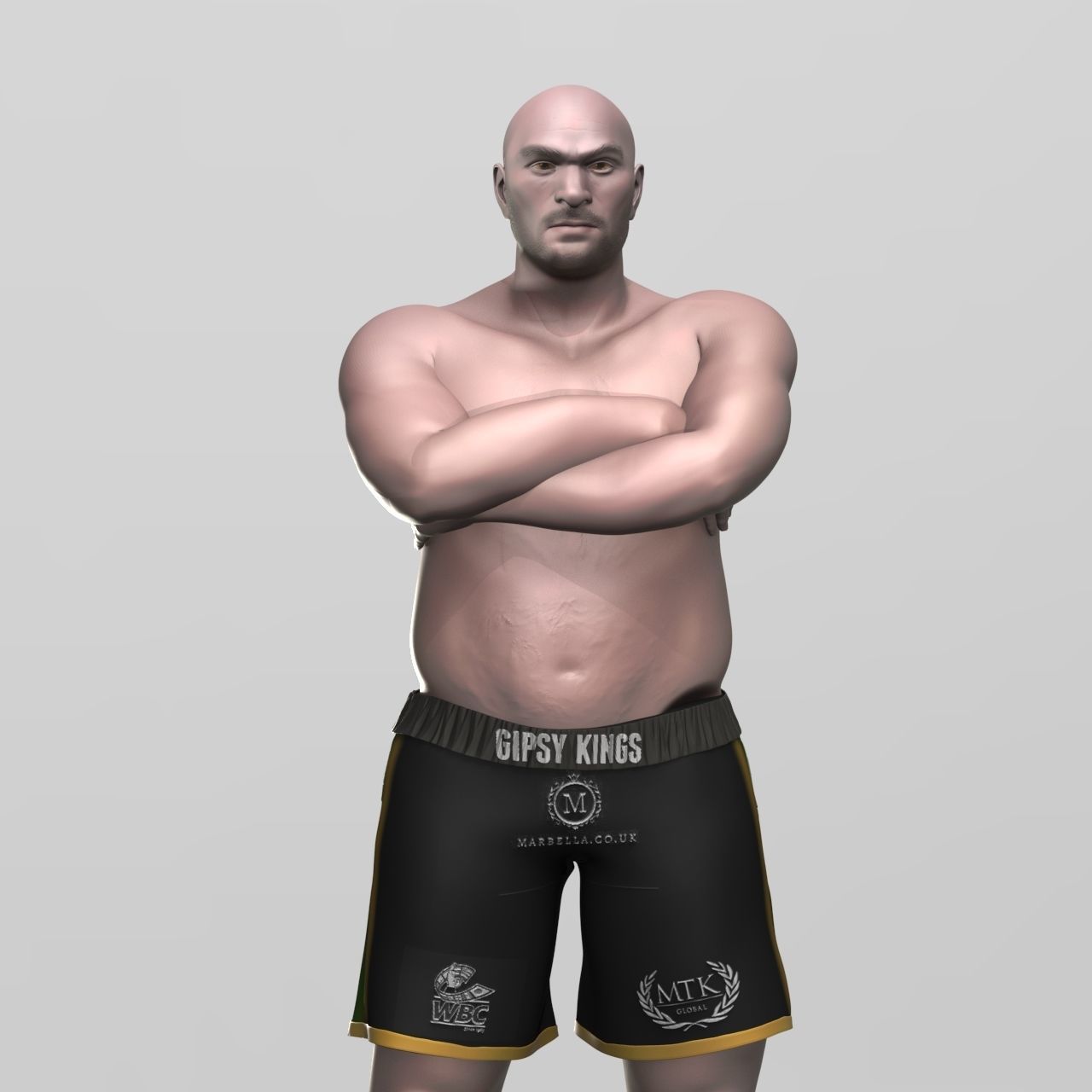 Tyson Fury 3D Printable 2 3D print model_16