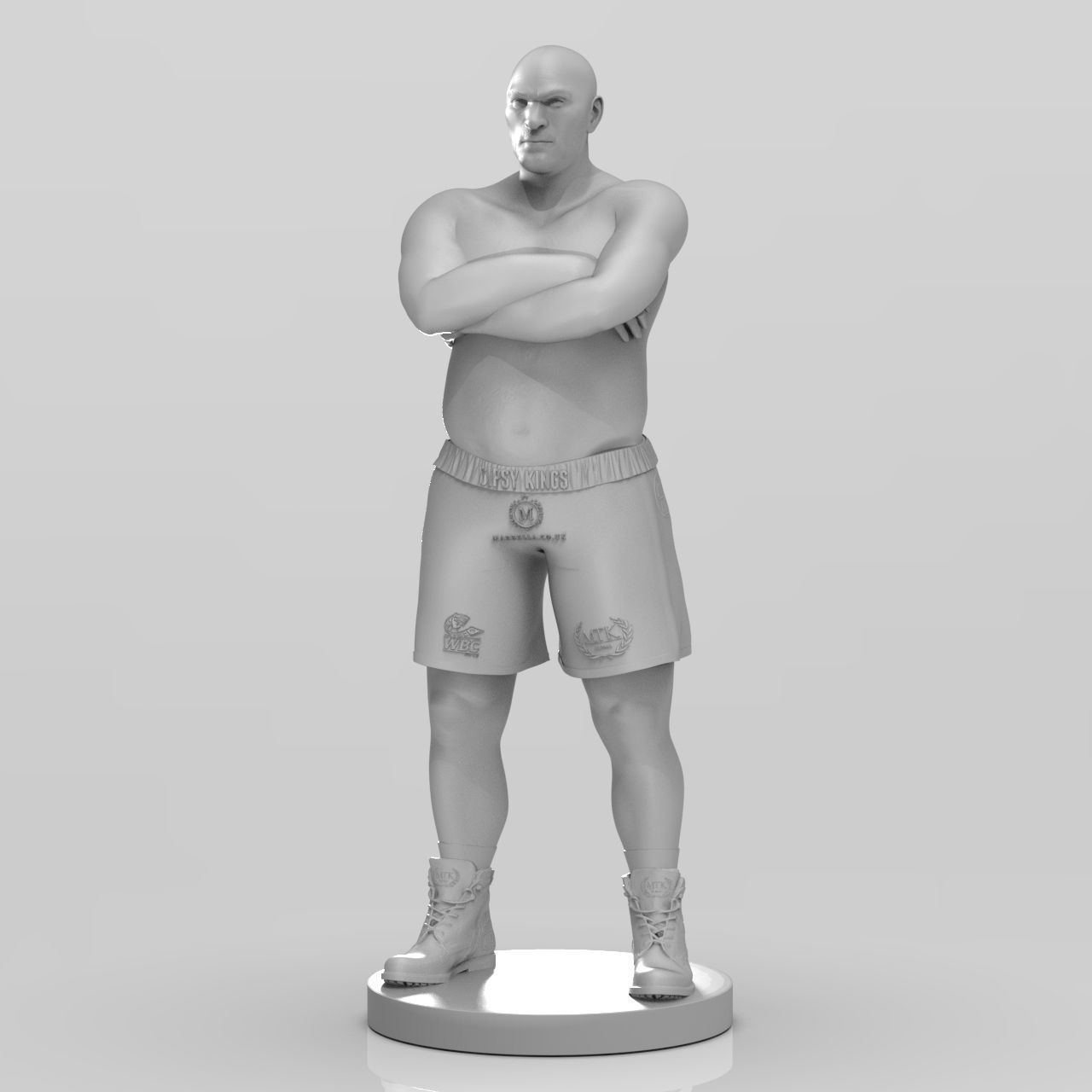 Tyson Fury 3D Printable 2 3D print model_17