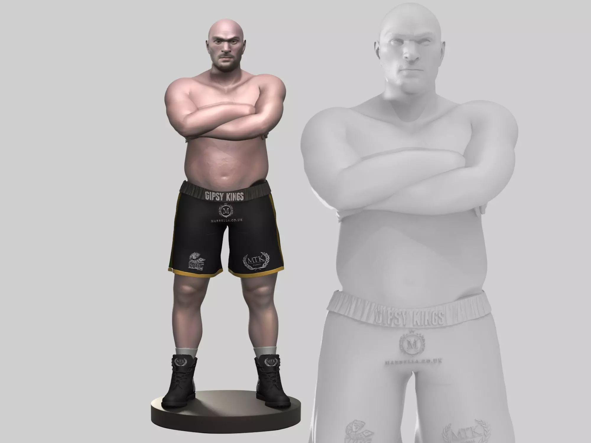 Tyson Fury 3D Printable 2 3D print model_0