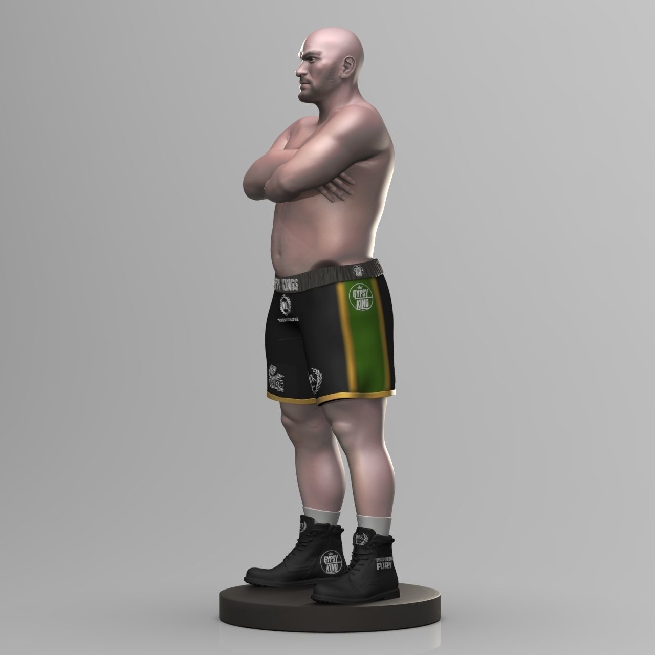 Tyson Fury 3D Printable 2 3D print model_7