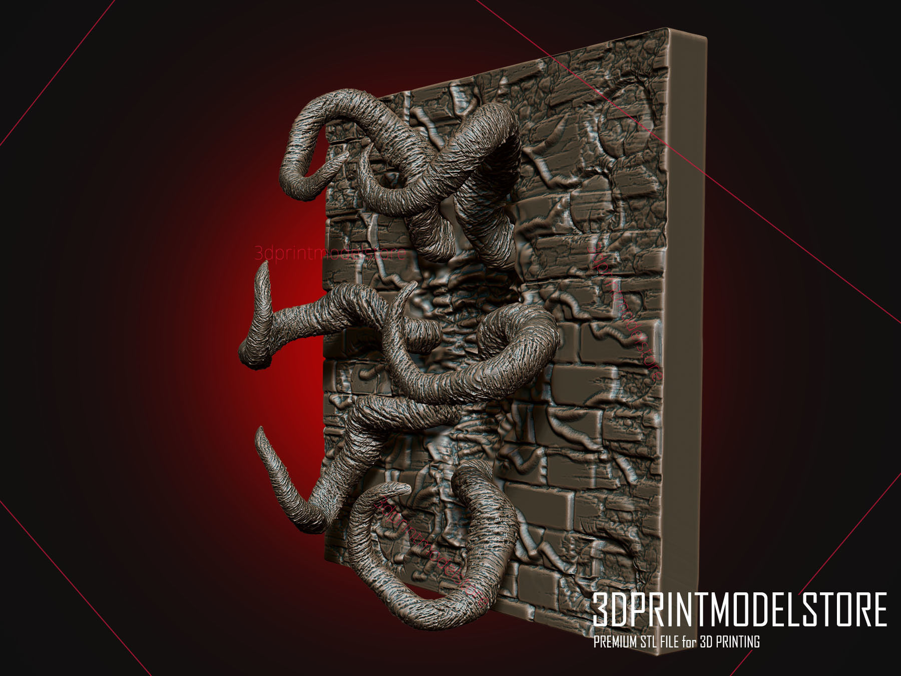 Stranger Things Hole - The Upside Down 3D print model_2
