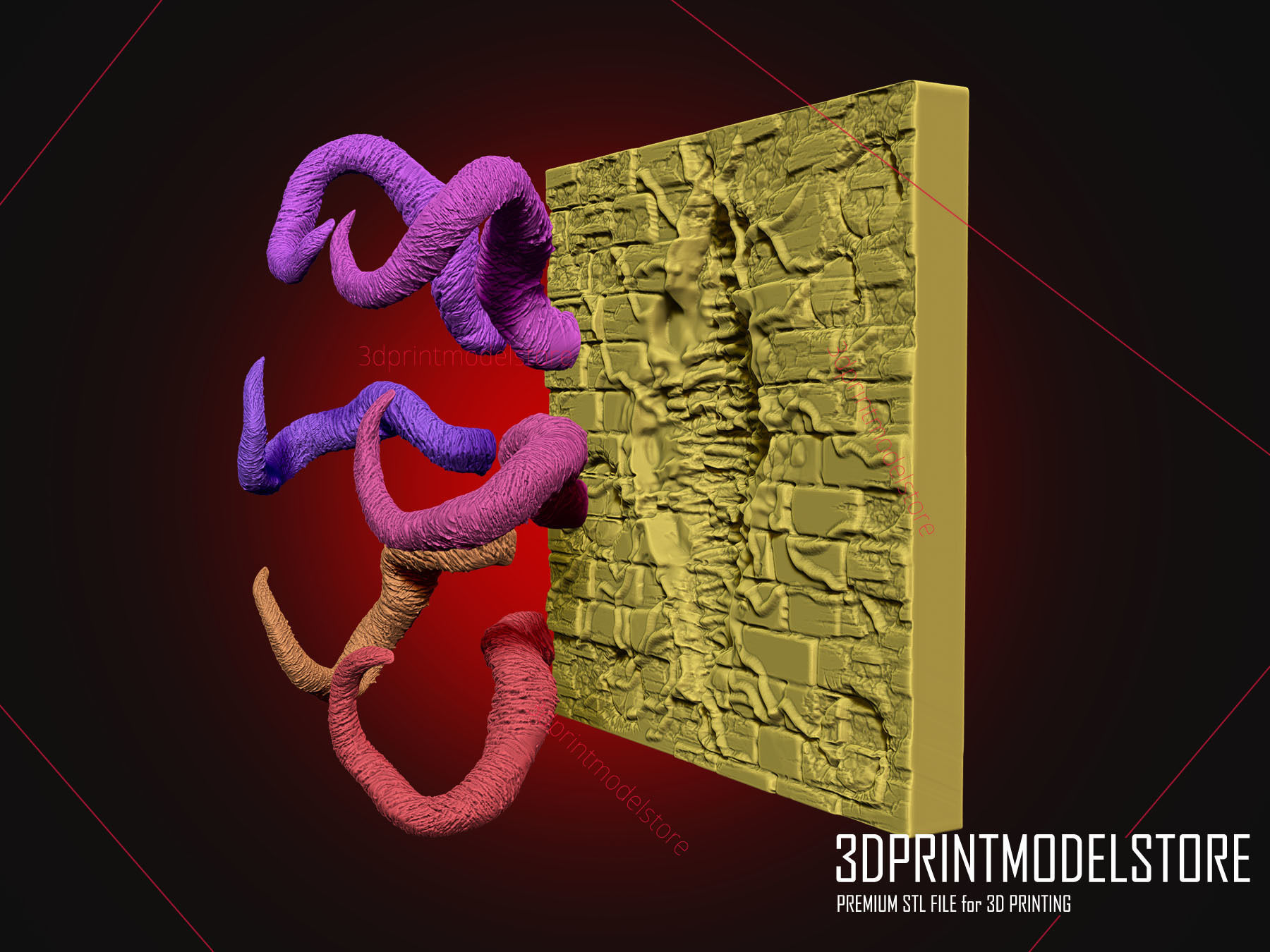 Stranger Things Hole - The Upside Down 3D print model_5