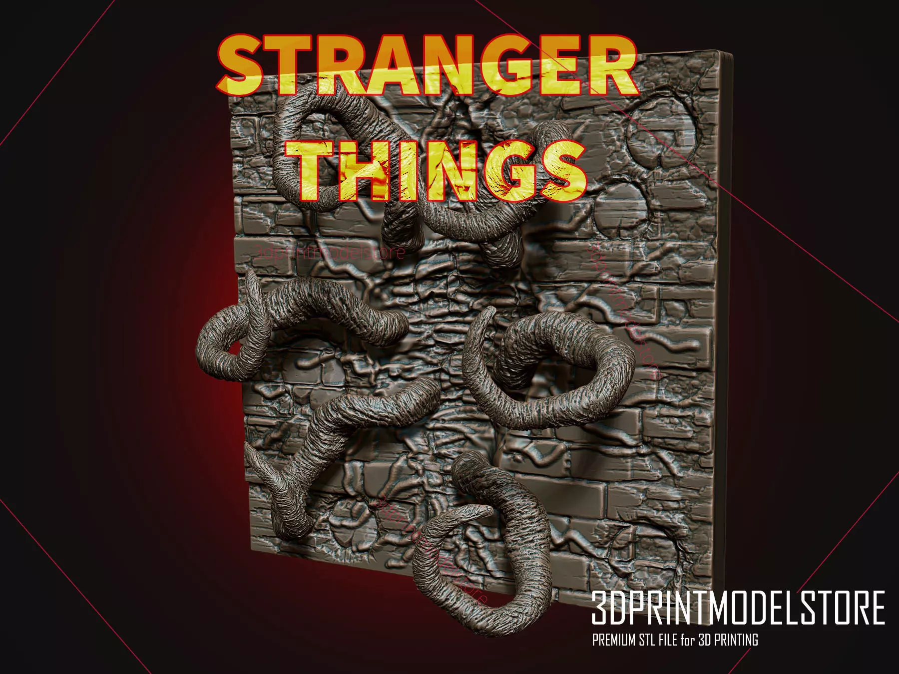 Stranger Things Hole - The Upside Down 3D print model_0