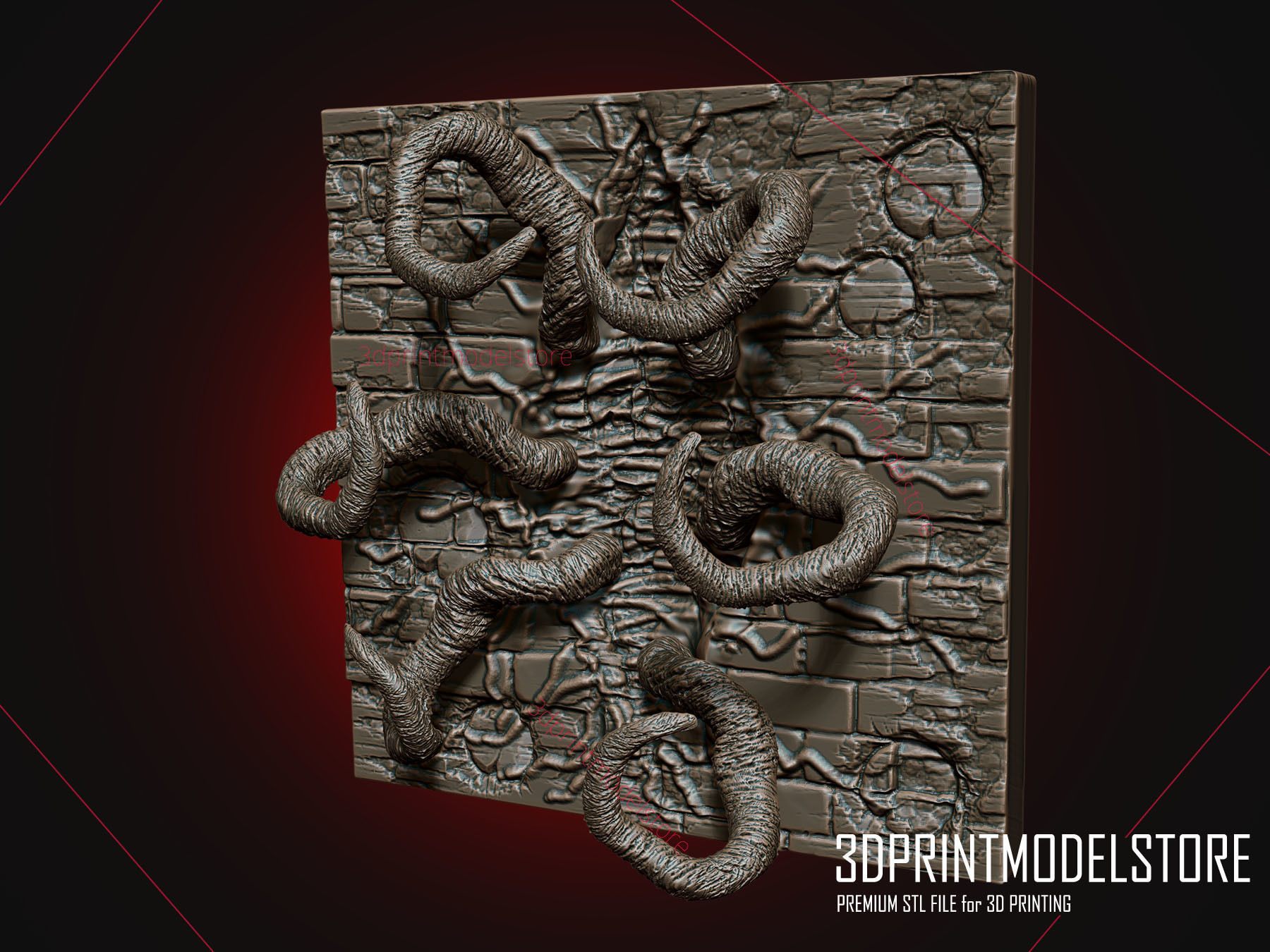 Stranger Things Hole - The Upside Down 3D print model_1