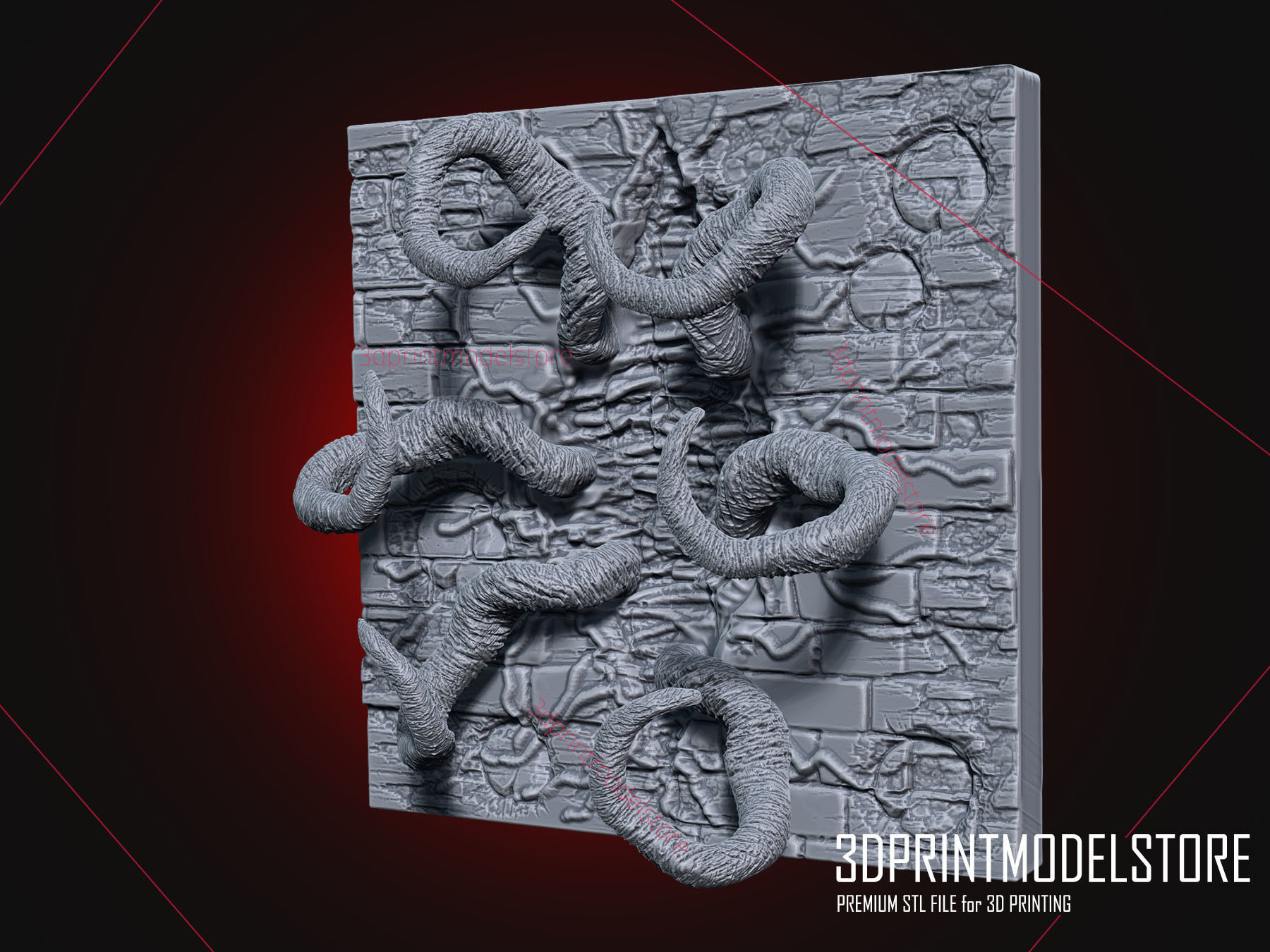 Stranger Things Hole - The Upside Down 3D print model_4
