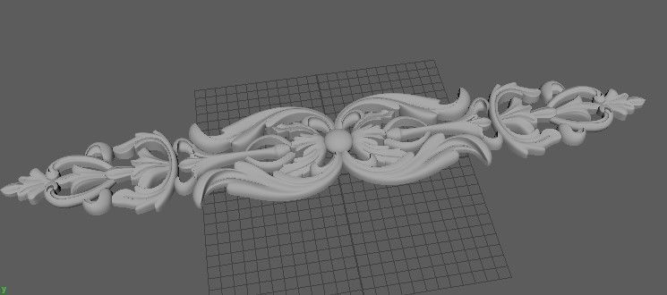 dekor ornament 3D model_1