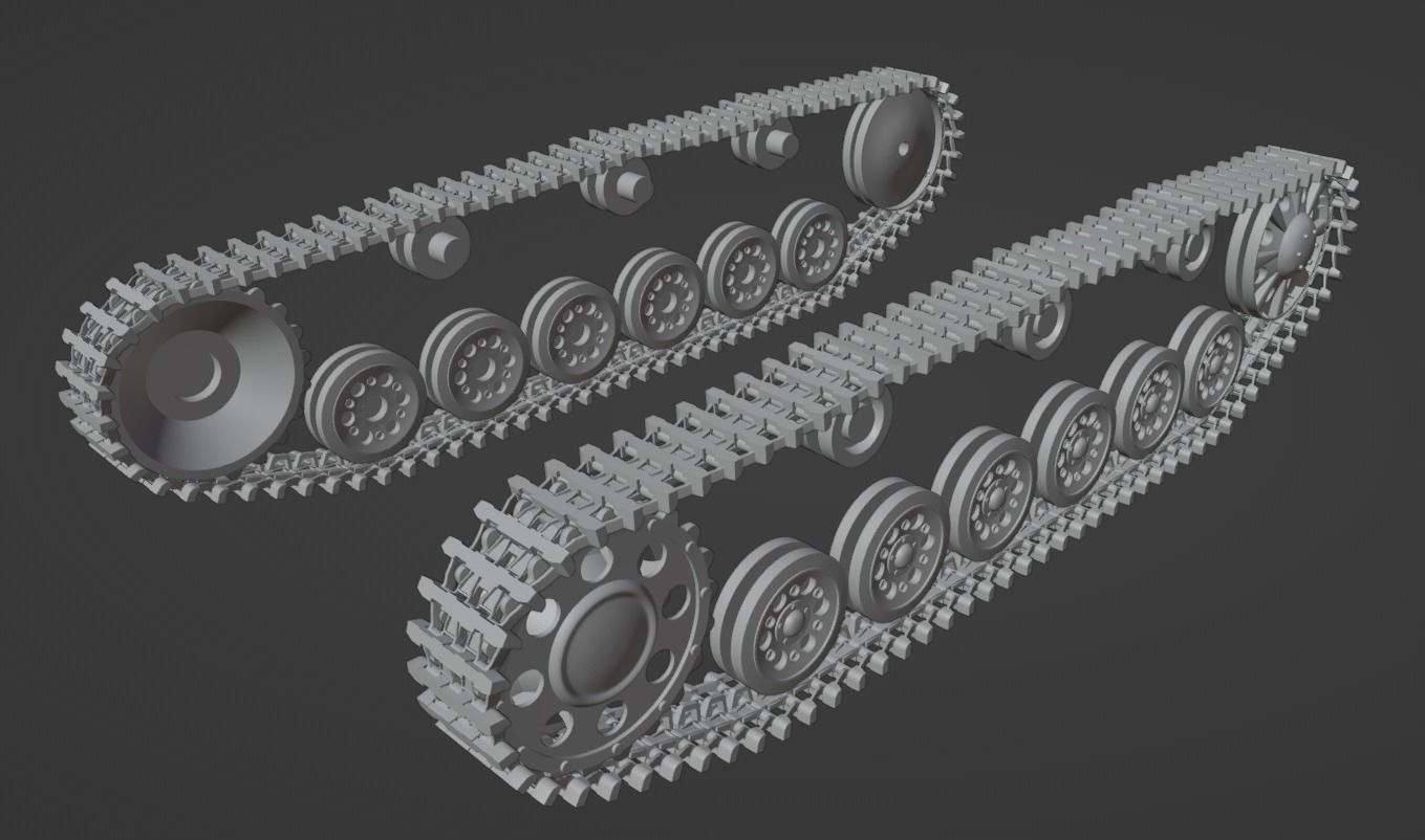 H0 1-87 scale WW2 StuG III Ausf A 3D print model_16