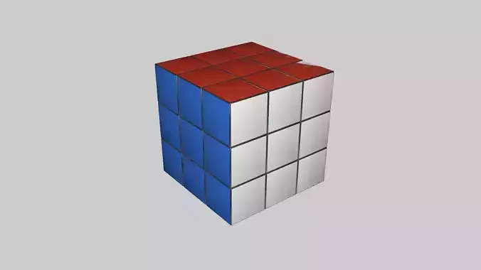 Rubiks cube 3d model