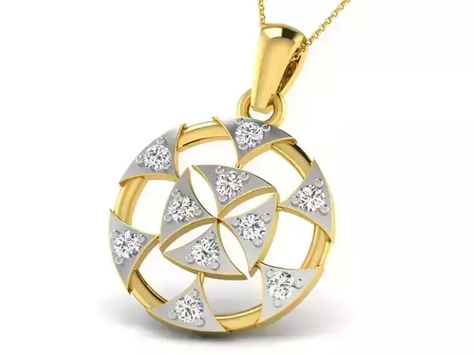 Women Pendant 3dm STL FBX OBJ Render Details