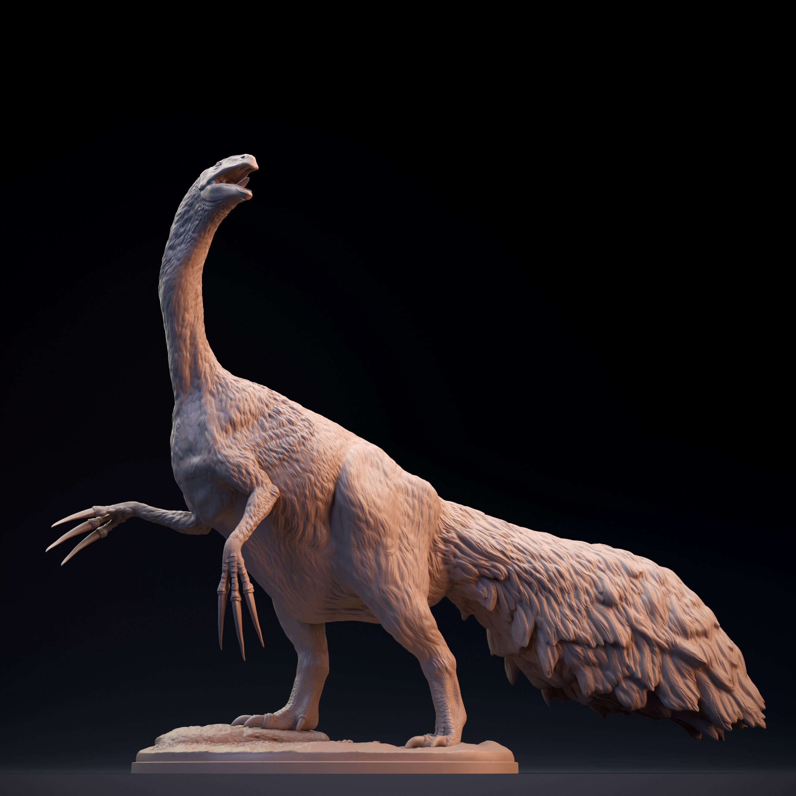 Therizinosaurus dinosaur 3D print model_6