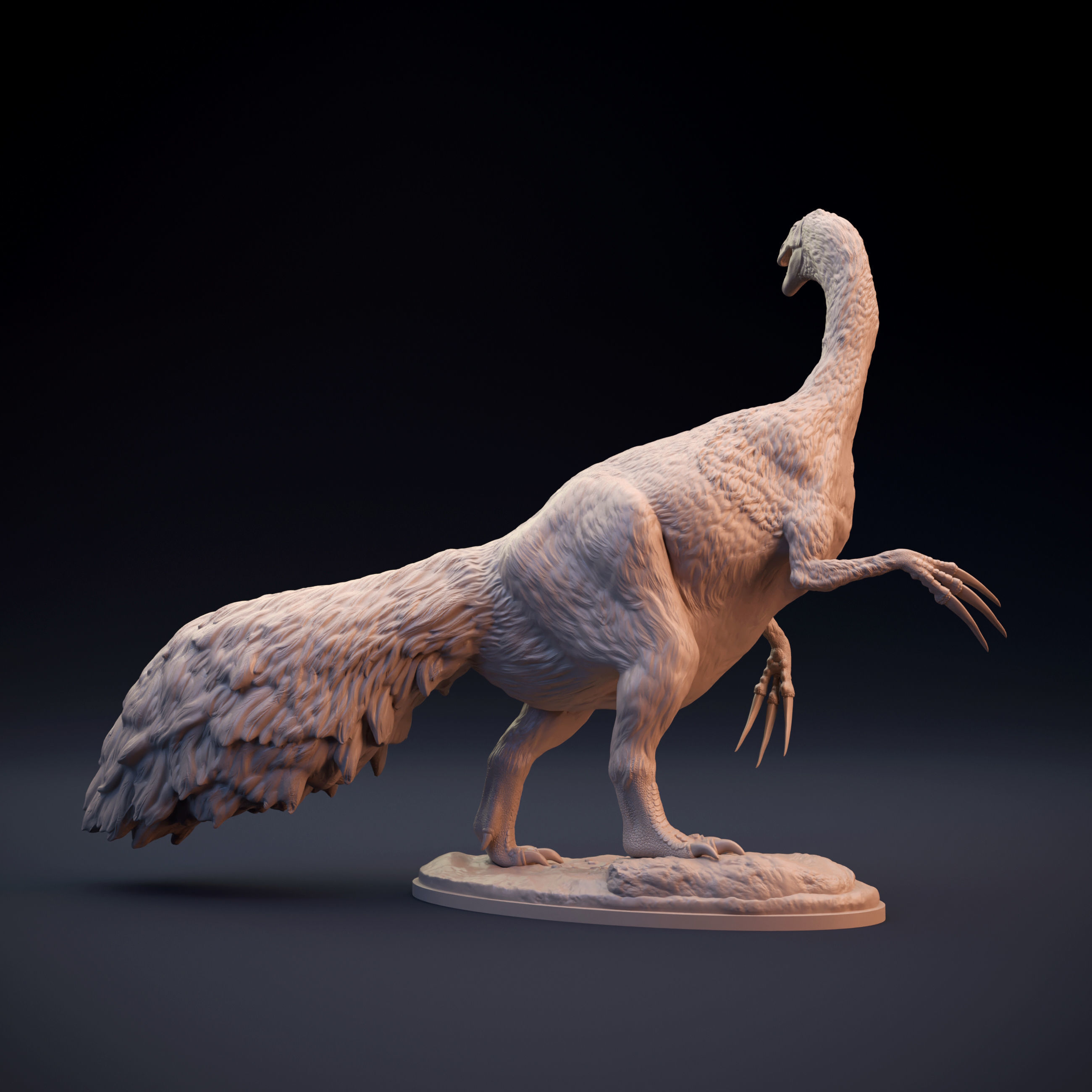 Therizinosaurus dinosaur 3D print model_3