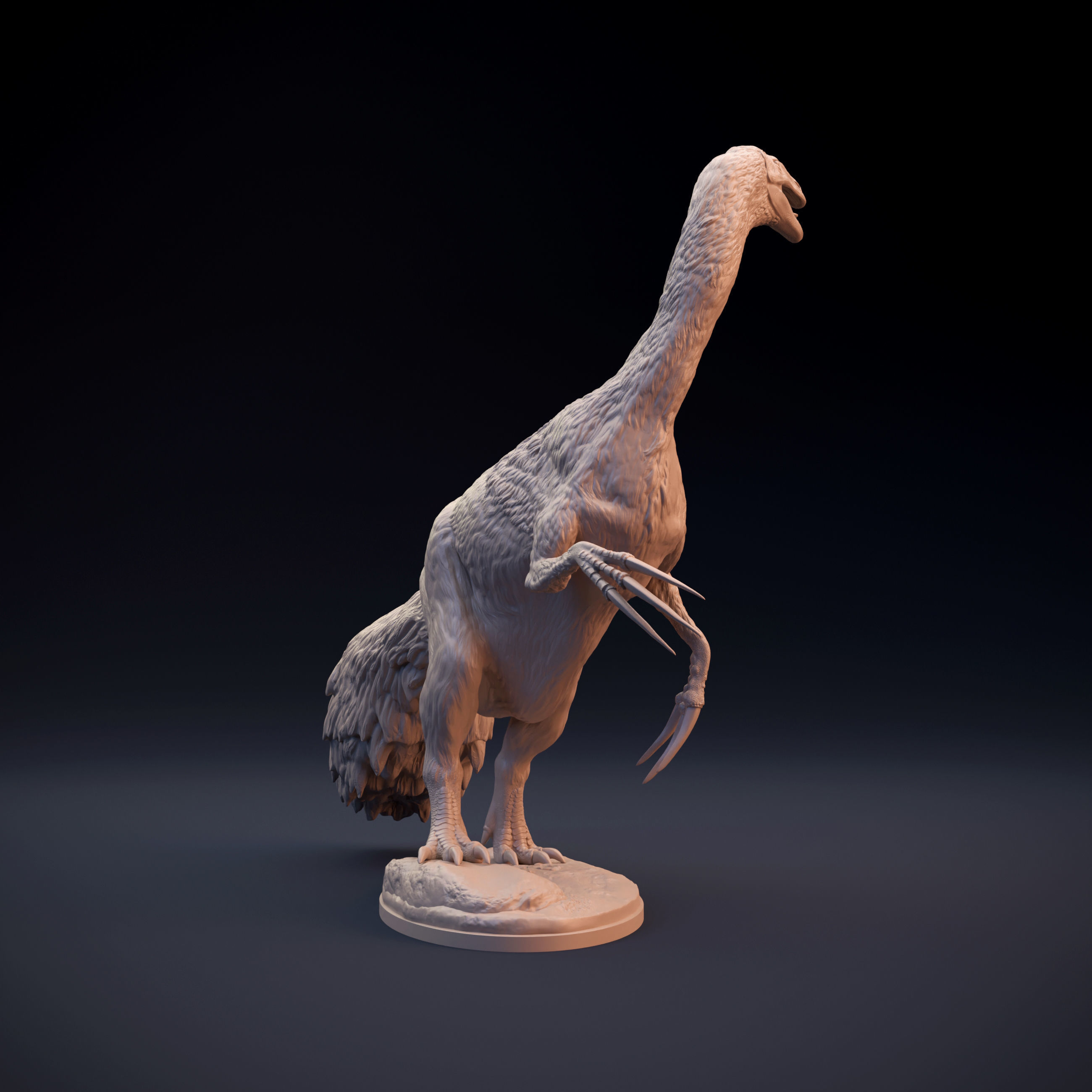 Therizinosaurus dinosaur 3D print model_4