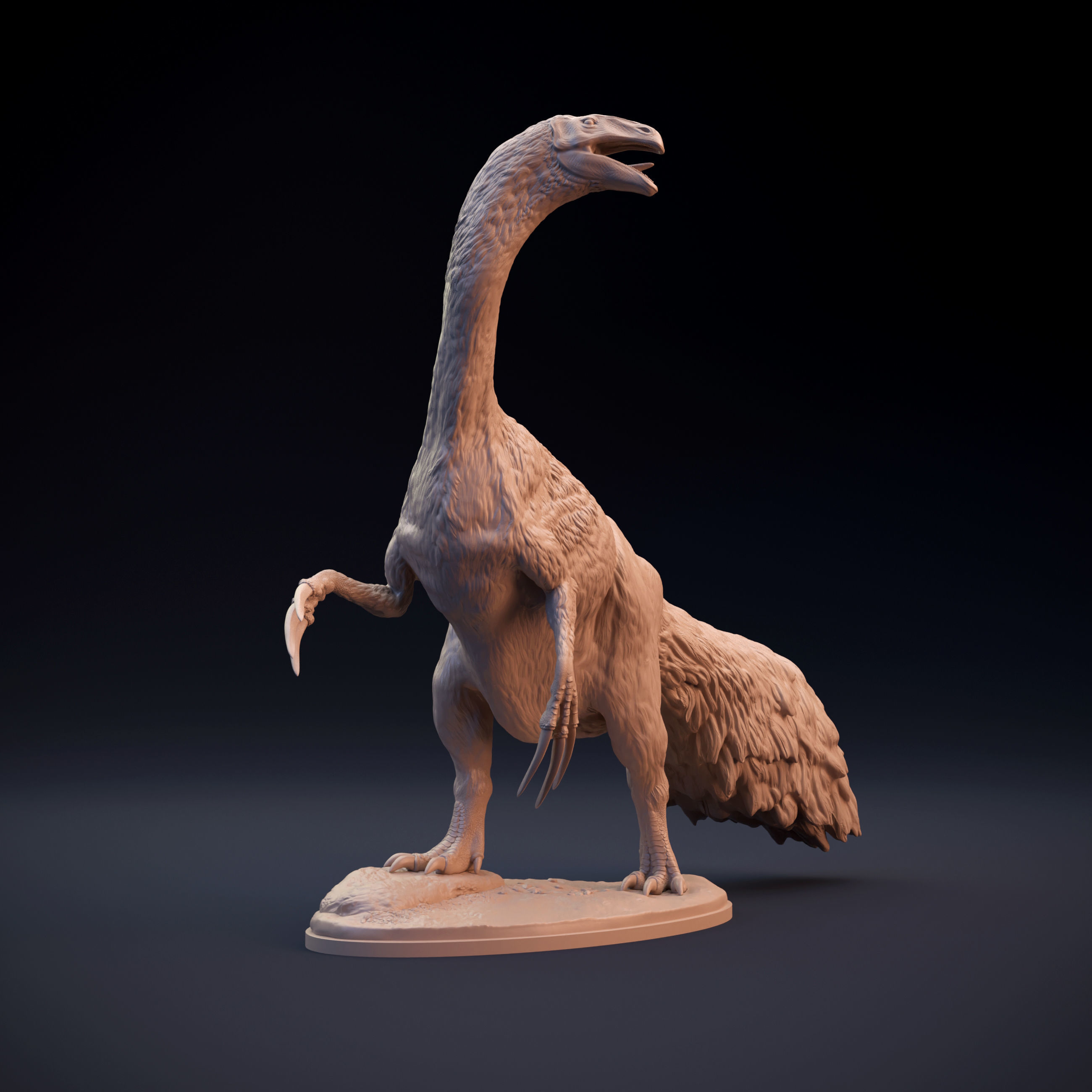 Therizinosaurus dinosaur 3D print model_5