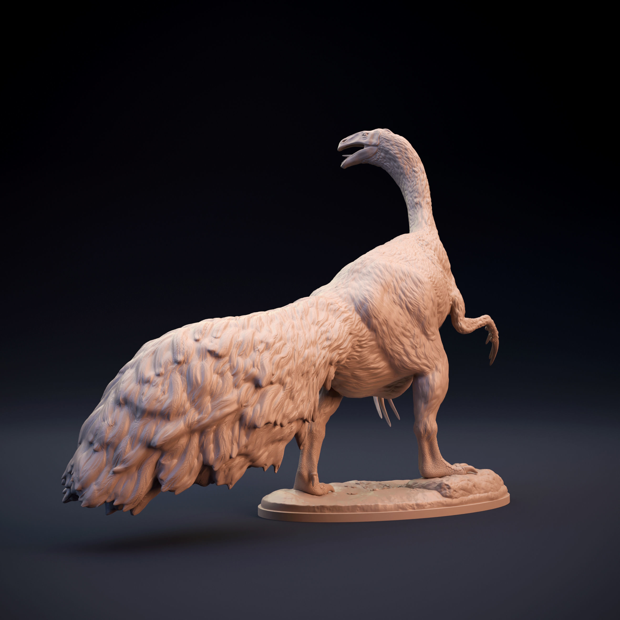 Therizinosaurus dinosaur 3D print model_2