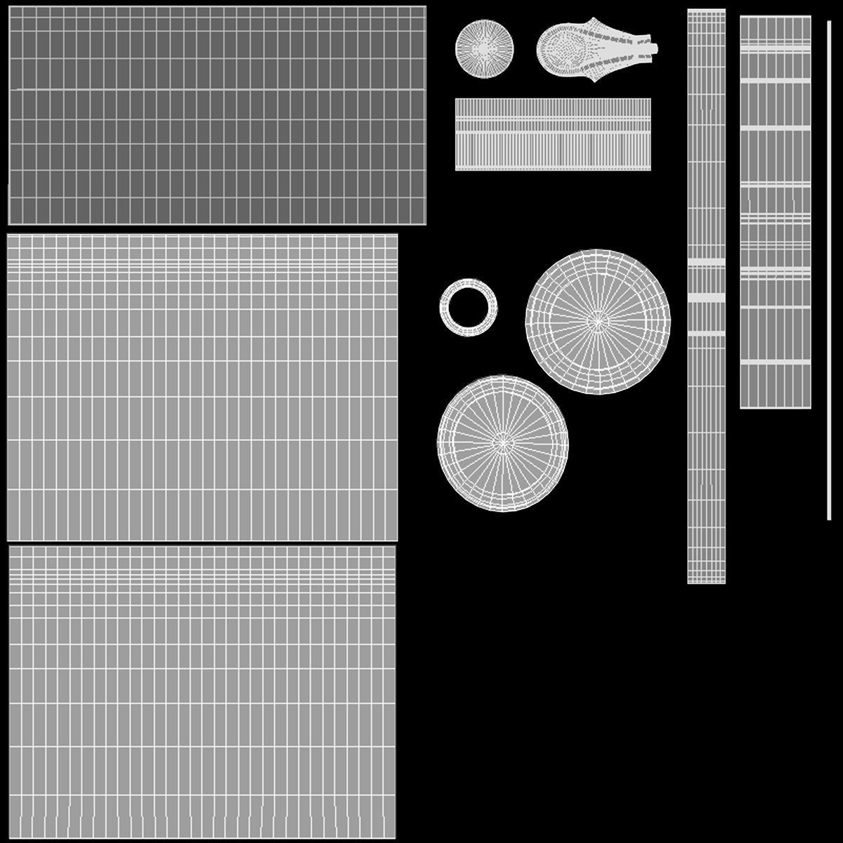 Amber Pump Bottle Low-poly 3D model_5