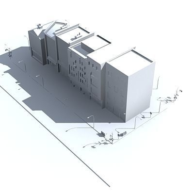 Low Poly Block 15 Low-poly 3D model_2