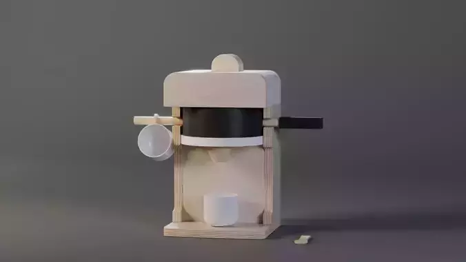 Coffee Machine - Wood kids model