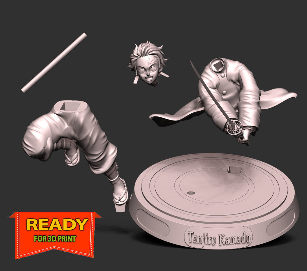Tanjiro Kamado - Demon Slayer  3D print model_5