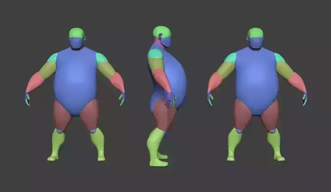 Stylized Male 2 Basemesh
