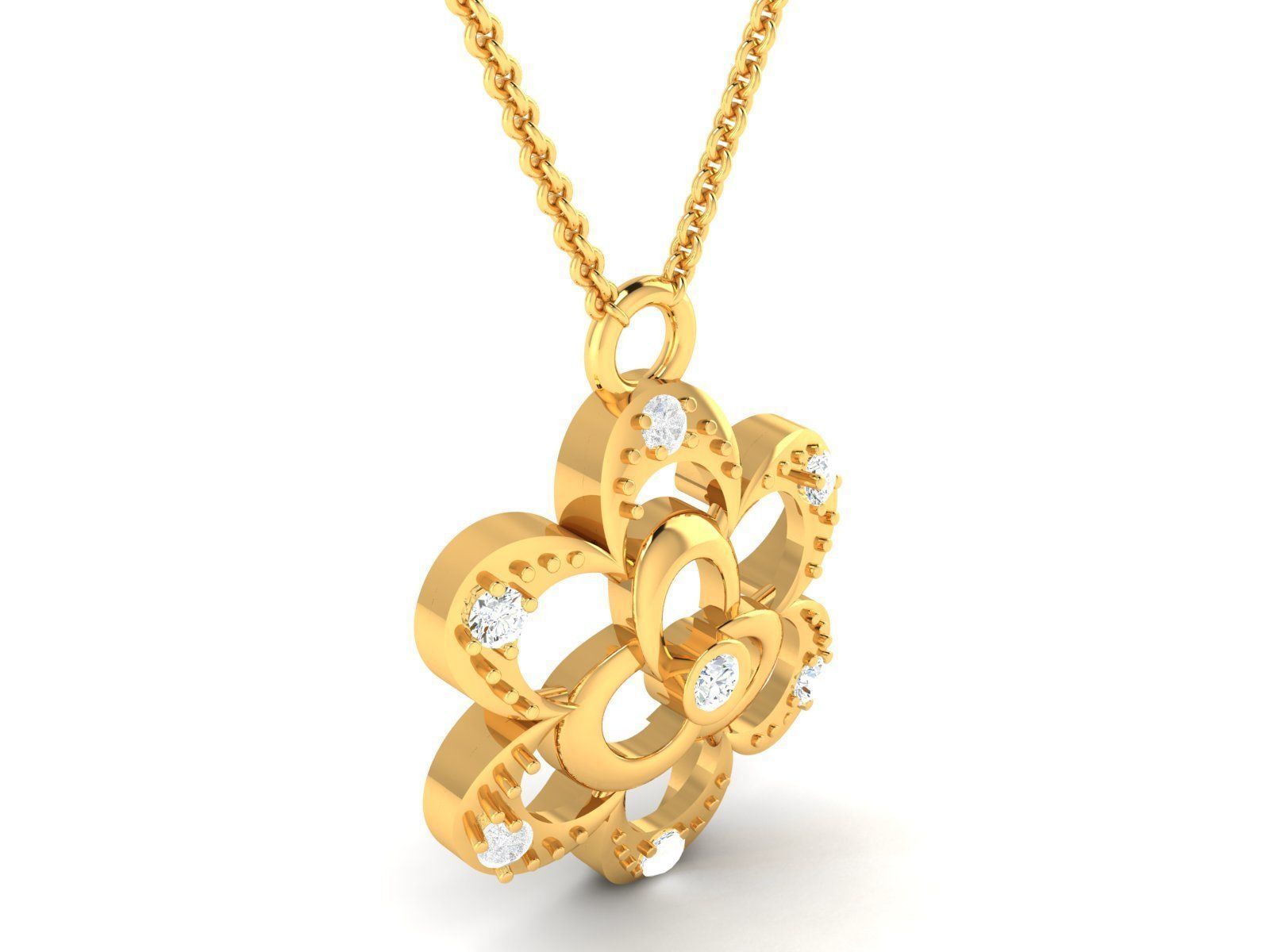 Women Pendant 3dm STL FBX OBJ Render Details 3D print model_1