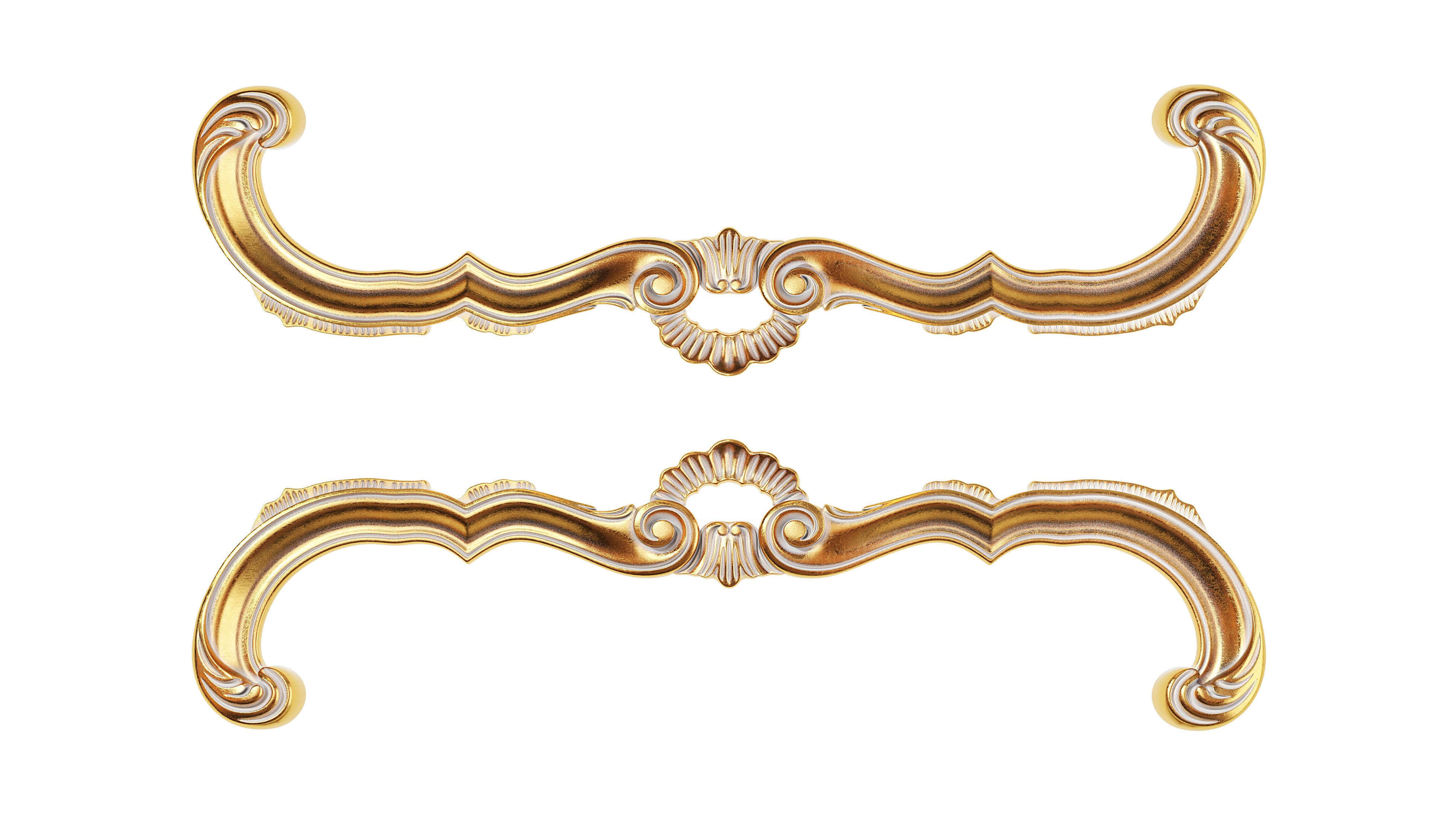 Classic carved 155 3D model_1